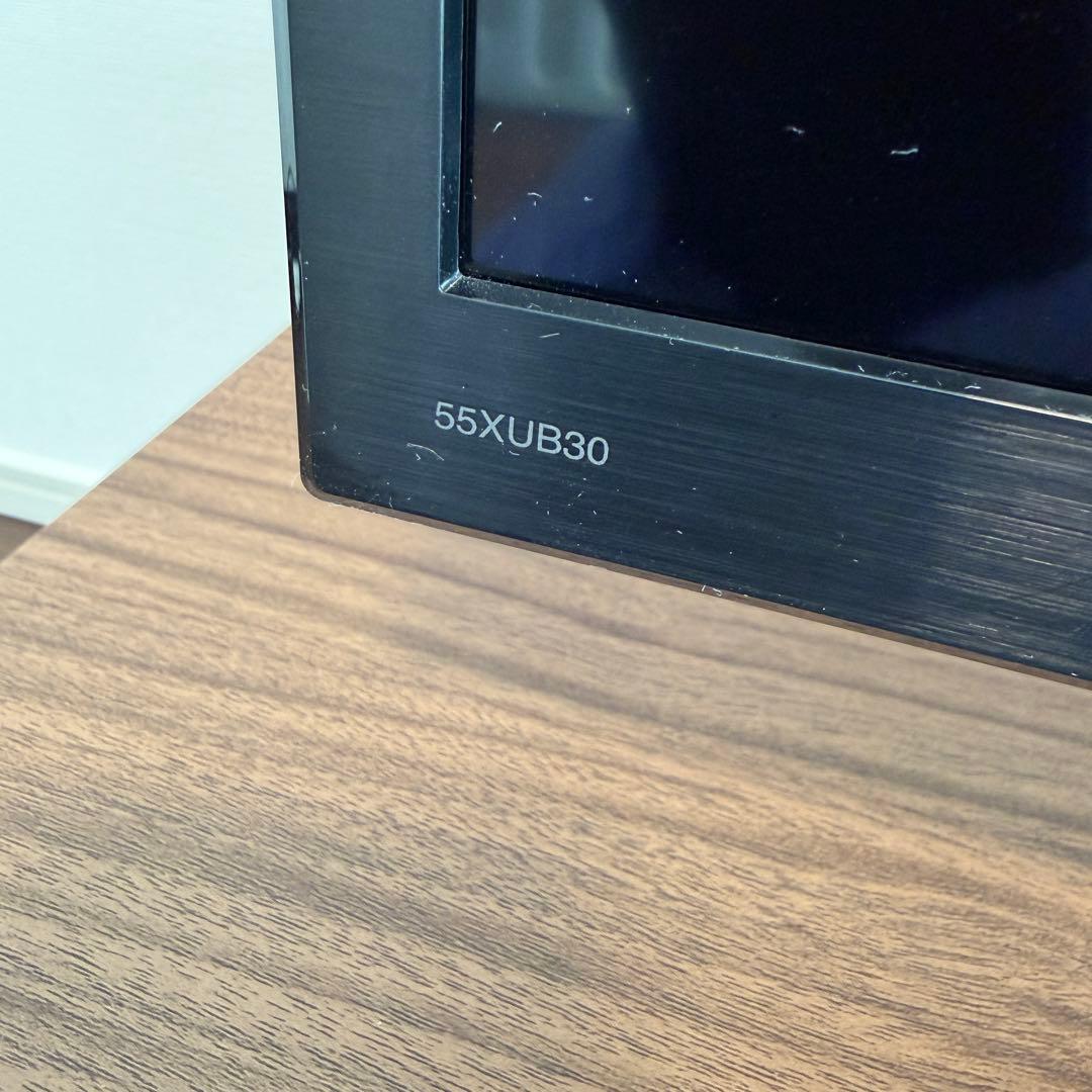 【4Kチューナー内蔵】LUCA　55インチ　55XUB30 ブラック　おまけ付き