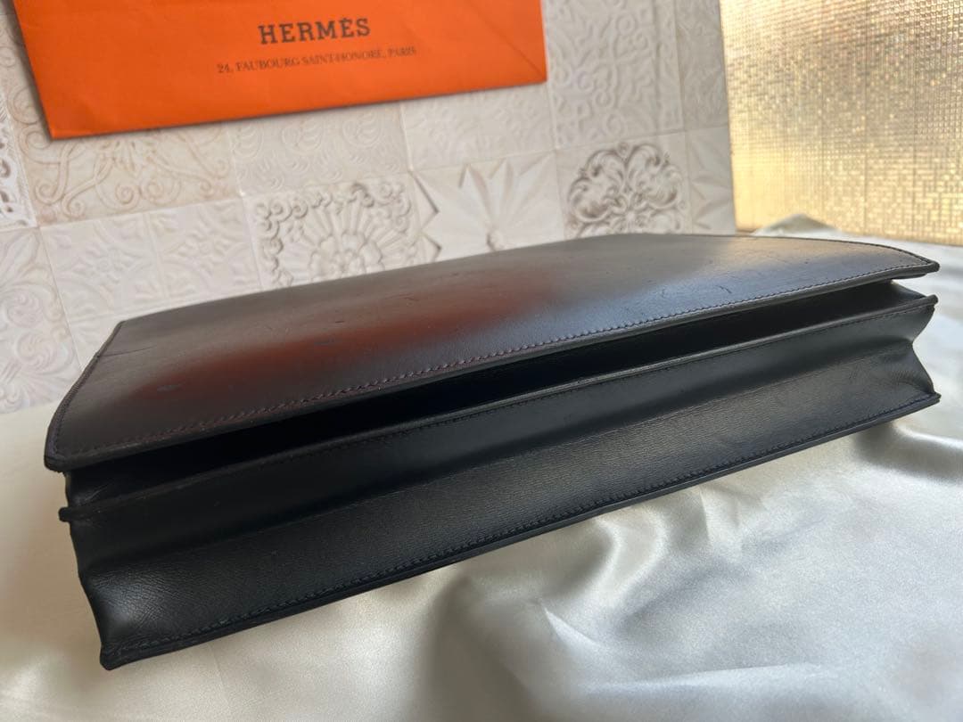 【最終価格SALE】HERME'S エルメスサックアデペッシュ38 ブラック