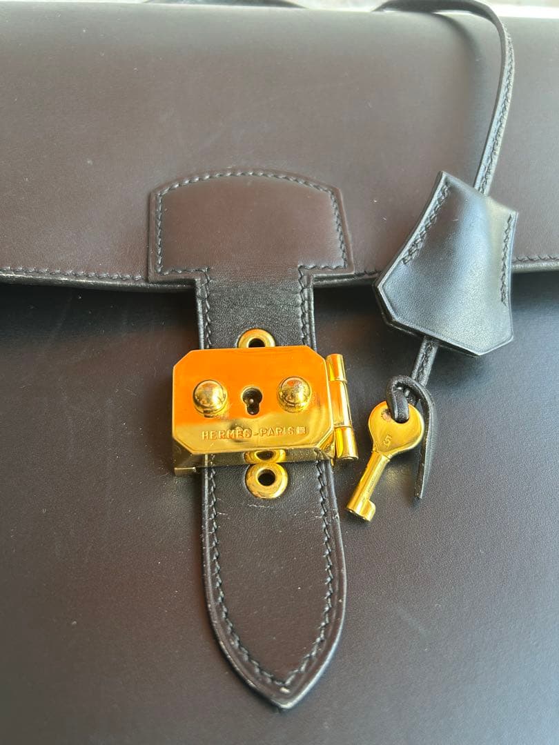 【最終価格SALE】HERME'S エルメスサックアデペッシュ38 ブラック