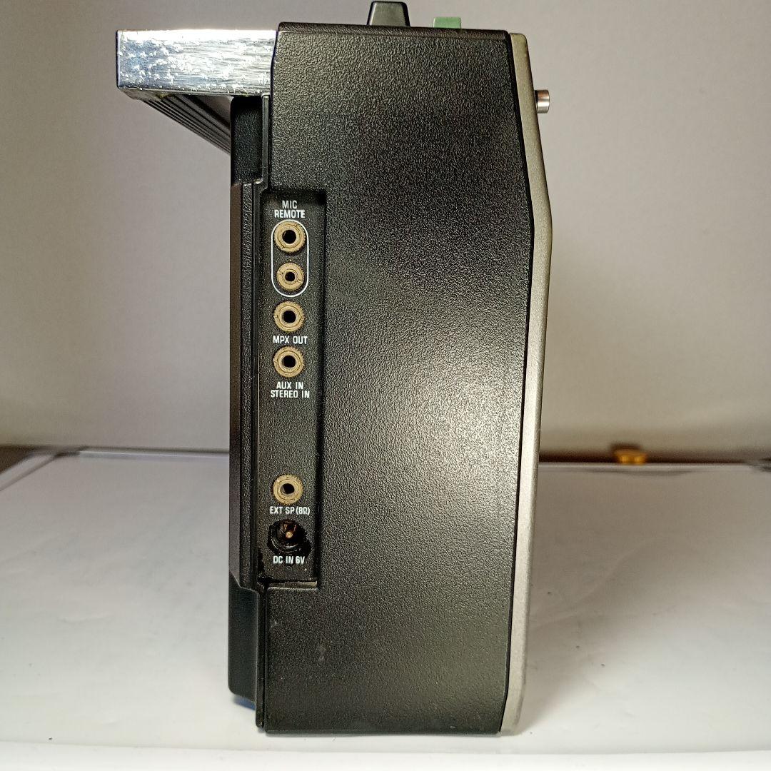 松下電器　ラジカセ　RQ-545　動作品。 電源コードとワイヤレスマイク付き