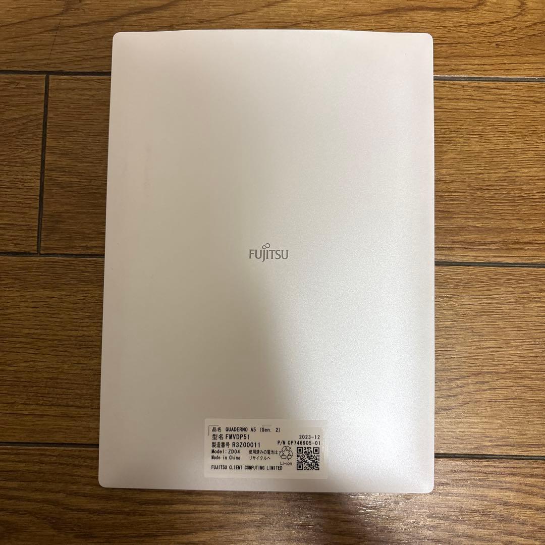 FUJITSU QUADERNO A5（gen.2）　本体&セット