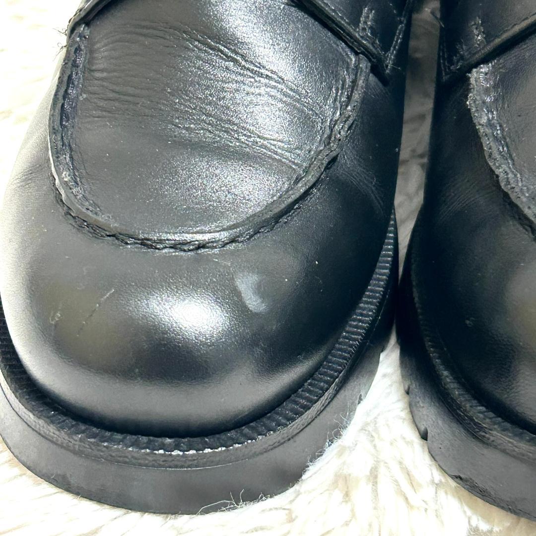 クレマン フローダン フランス製 革靴 レザーシューズ Uチップ モックトゥ 黒