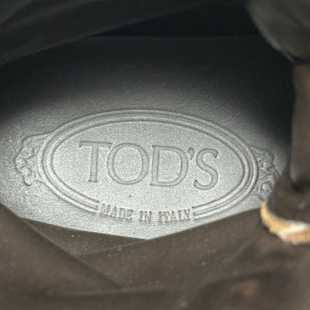 TOD'S トッズ　ウィンターゴンミーニ　ブーツ　ブラウン　25cm