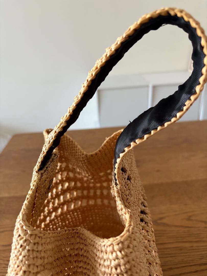 IENA MAISON NH MANON ラフィアバッグ