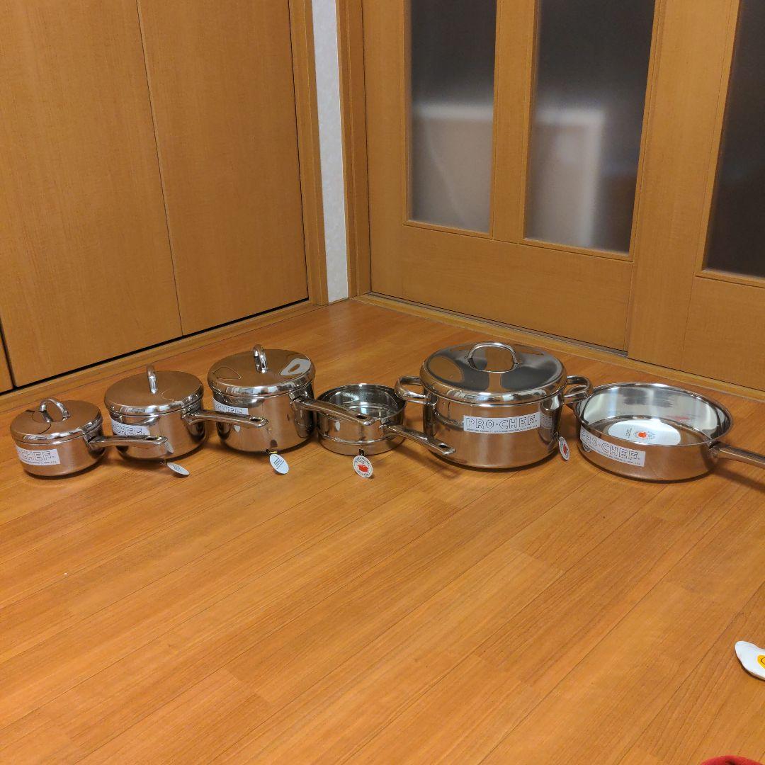 新品未使用　アメリカ　インターナショナル社　鍋、フライパンセット