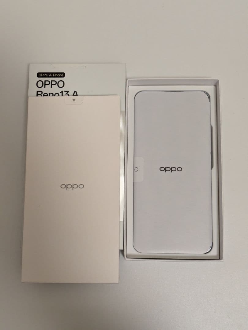 未使用 oppo reno 13a アイスブルー UQ版 本体