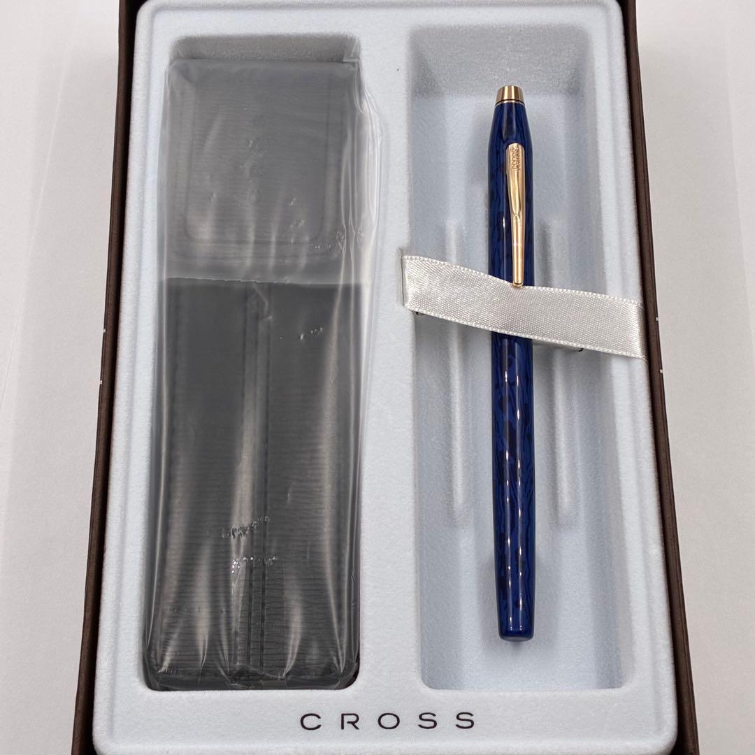 CROSS クロス センチュリー 万年筆 ブルーラッカー 18K F