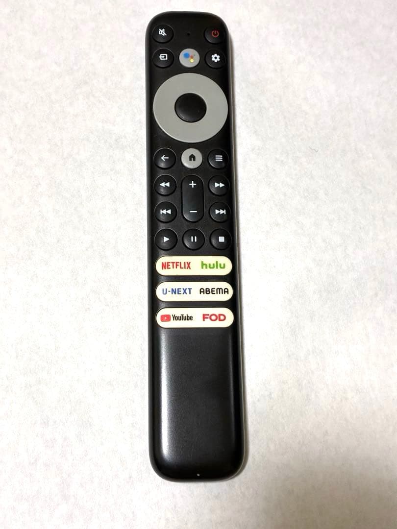 TCL 43V型 チューナーレスTV 43P63E GoogleTV