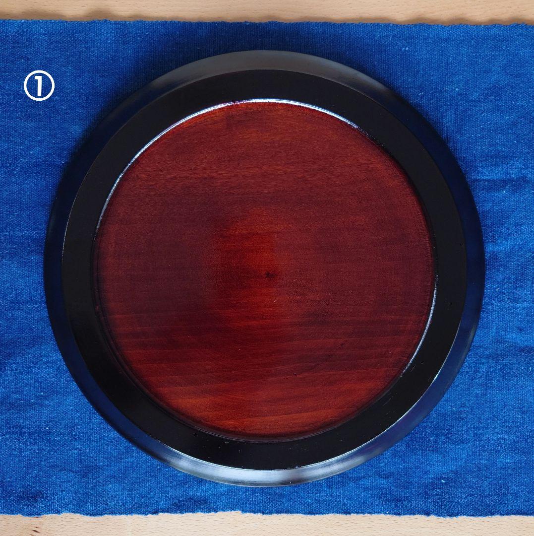 流れ小付丸盆象谷塗　仁田デザイン事務所　仁田貴夫　漆器プロジェクト　生活漆器