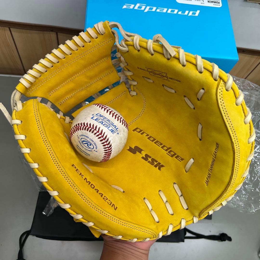 【新品】野球 キャッチャーミット SSK プロエッジ 一般硬式 未使用品