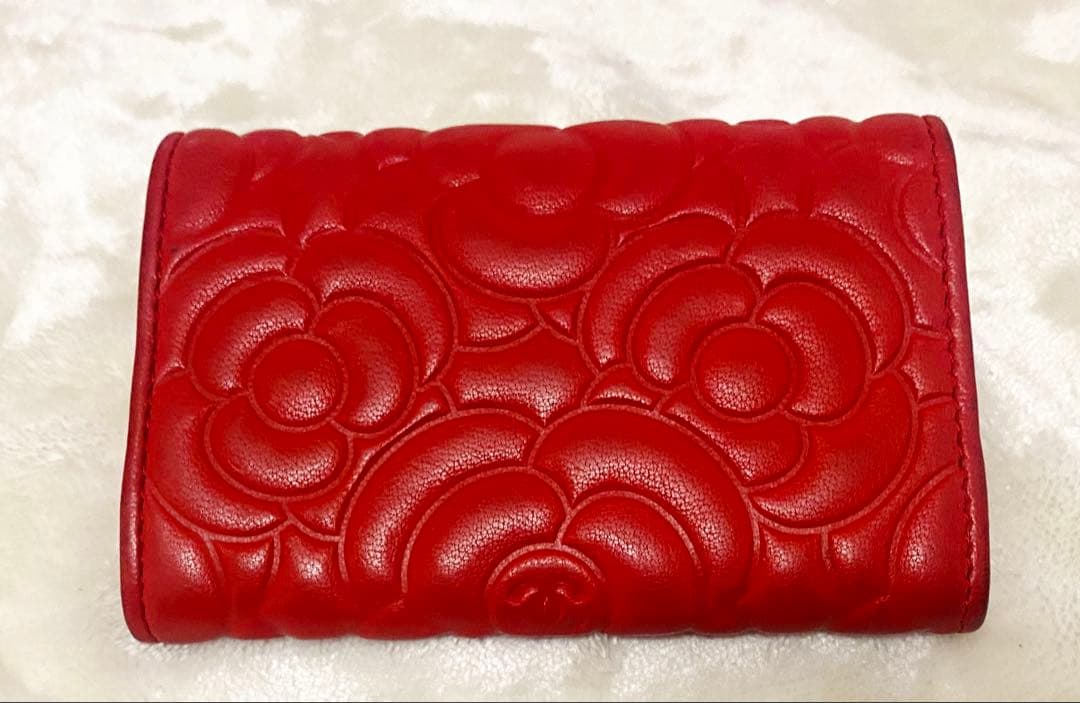 CHANEL カメリア 名刺入れ カードケース　ケース　美品