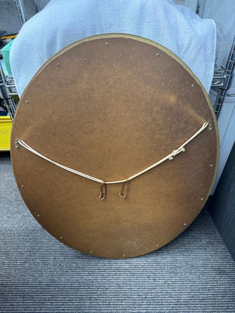 ウォールミラー　アンティーク調　壁掛け　大型鏡