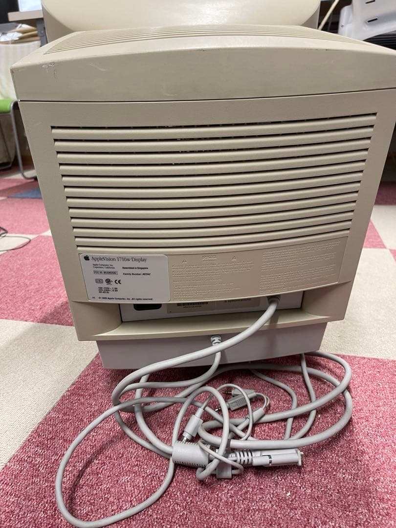 AppleVision 1710AV M294 2 モニター 1996年製