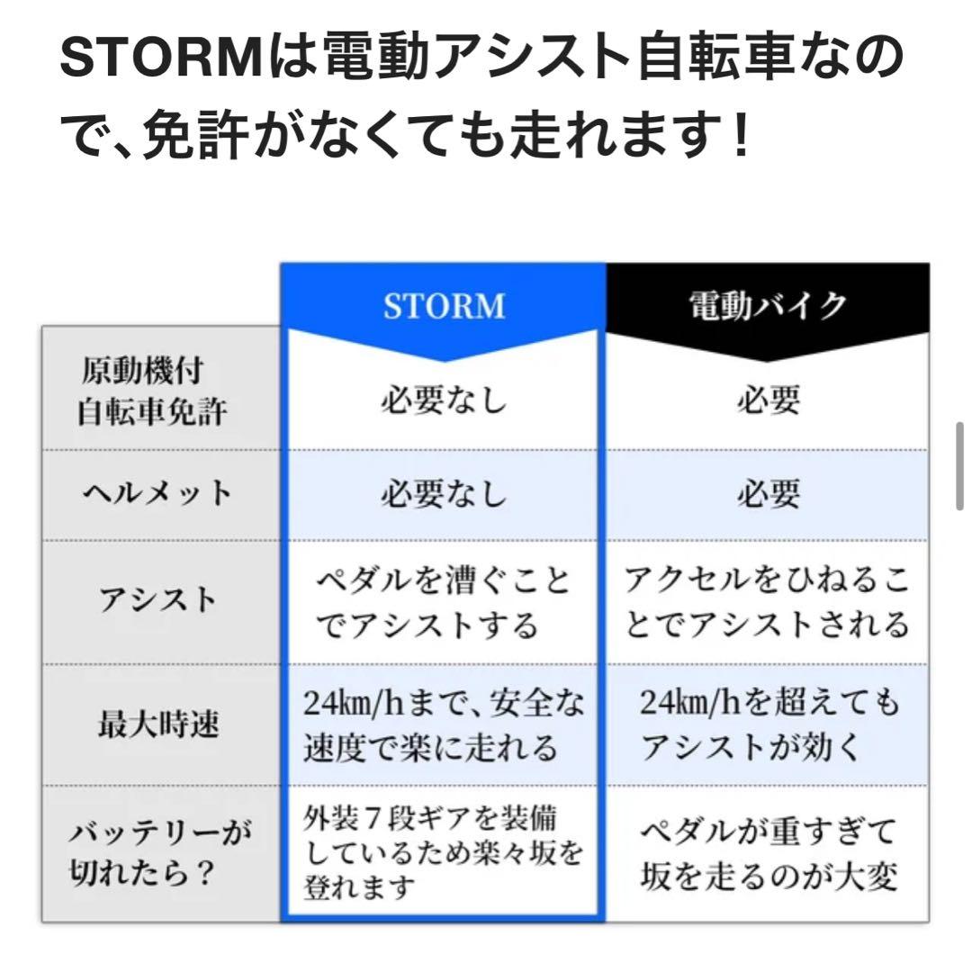 電動自転車　STORM
