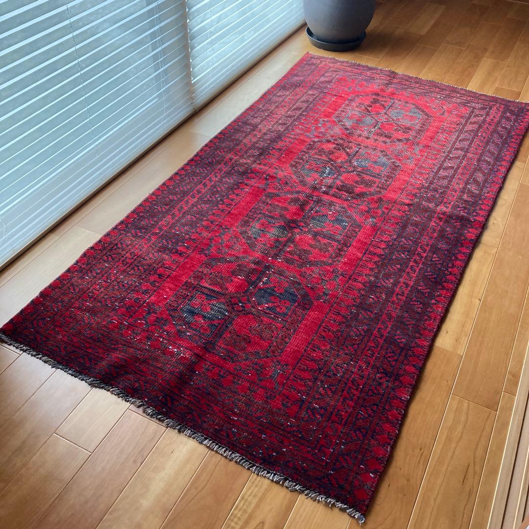 ★ N★ ヴィンテージラグ　トライバルラグ　トルクメン