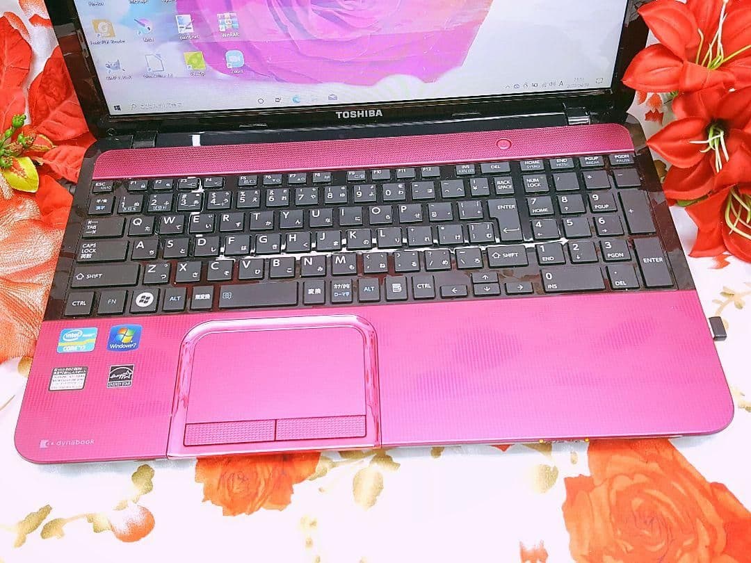 新型Win11搭載/2世代爆速Core-i5/レアピンクー色東芝/DVD焼き