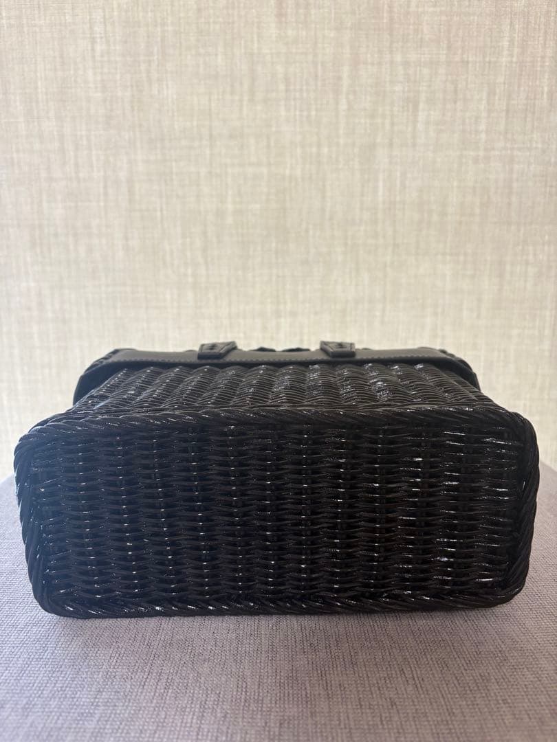 オールブラック ラタン バッグ S ロンハーマン別注　A VACATION