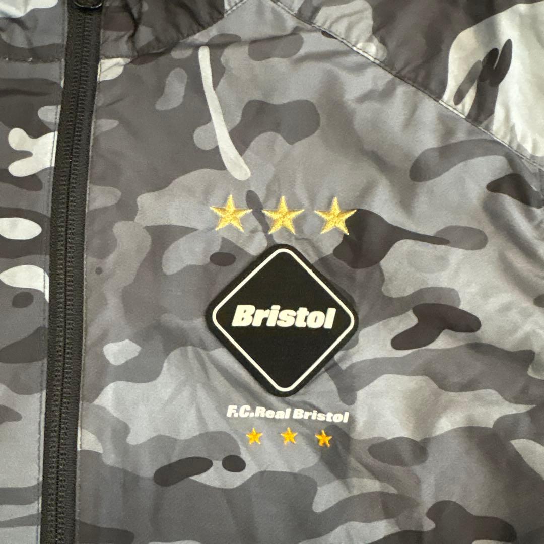 F.C.R.B×NIKE ジャケット 黒系迷彩 Sサイズ