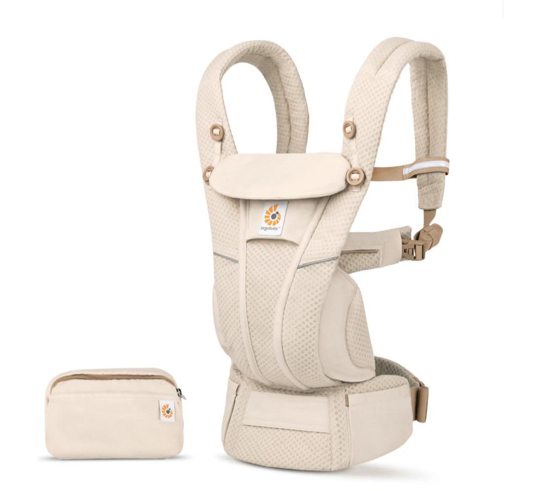 エルゴ オムニ ブリーズ サンドベージュ 抱っこ紐 収納ポーチ付き