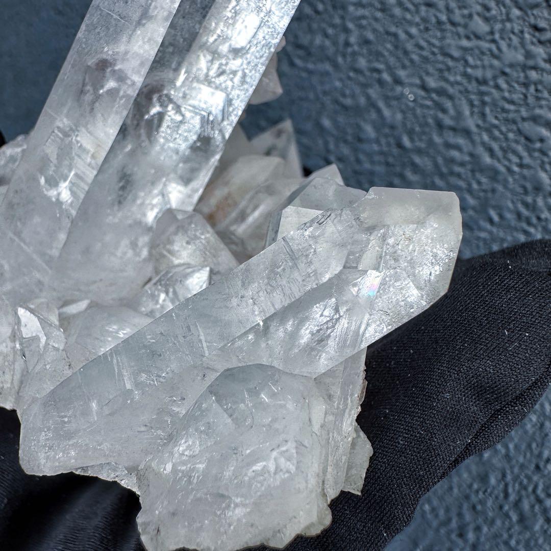 爆レア❗️浄化❗️レインボー☆超強いパワー ヒマラヤ クラスター 天然石A1352