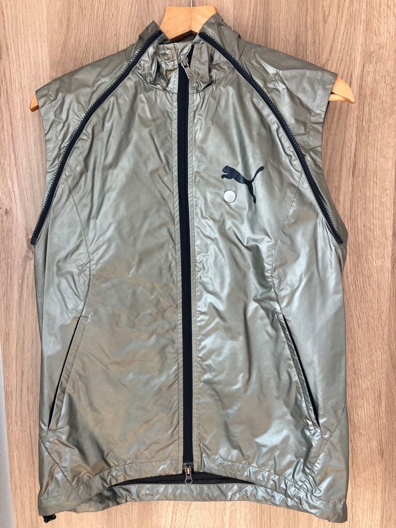 Puma ウィンドブレーカー オリーブグリーン/ブラック