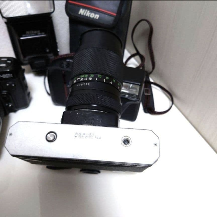 ®*︎様 昭和レトロ　一眼レフカメラ&レンズ&ストロボまとめ売り