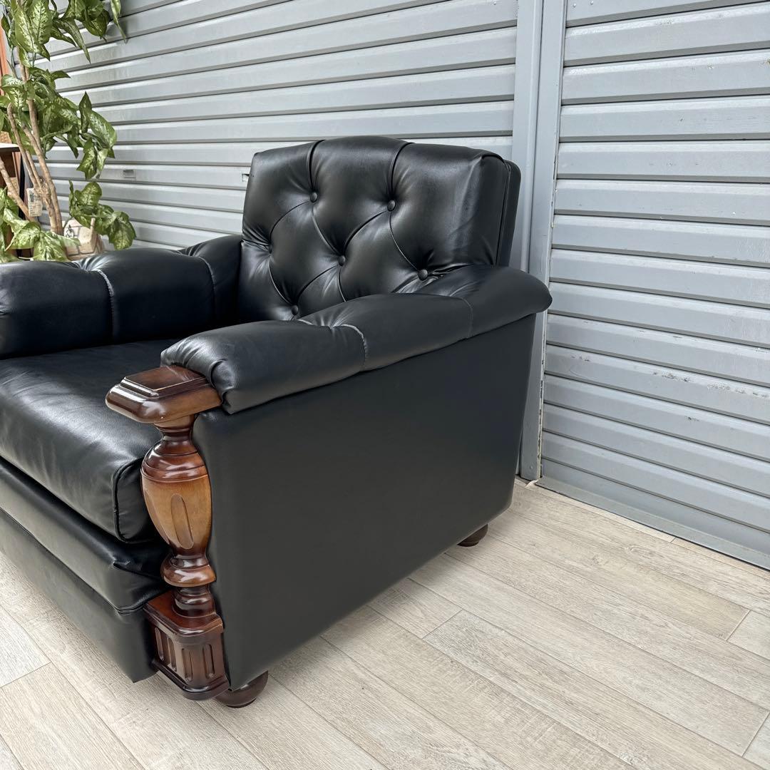 ヴィンテージ オールドカリモクFURNITURE シングルソファ　1人掛け