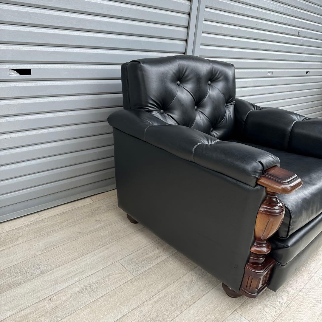 ヴィンテージ オールドカリモクFURNITURE シングルソファ　1人掛け