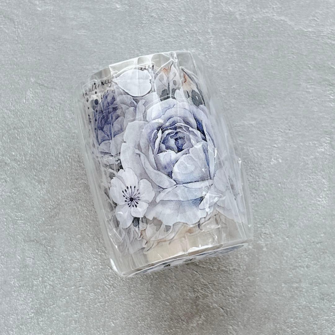 繁花文创《青瓷花》海外マスキングテープ　マステ 【2662】