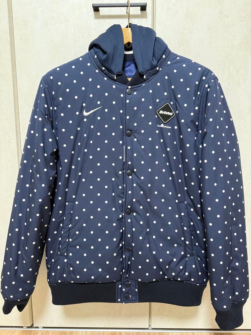 Nike×FCRB ナイロンジャケット　Mサイズ　ネイビー