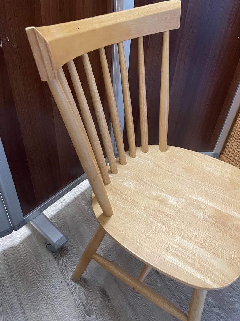 ウィンザーチェア　木製スピンドルバック　ダイニングチェア　②