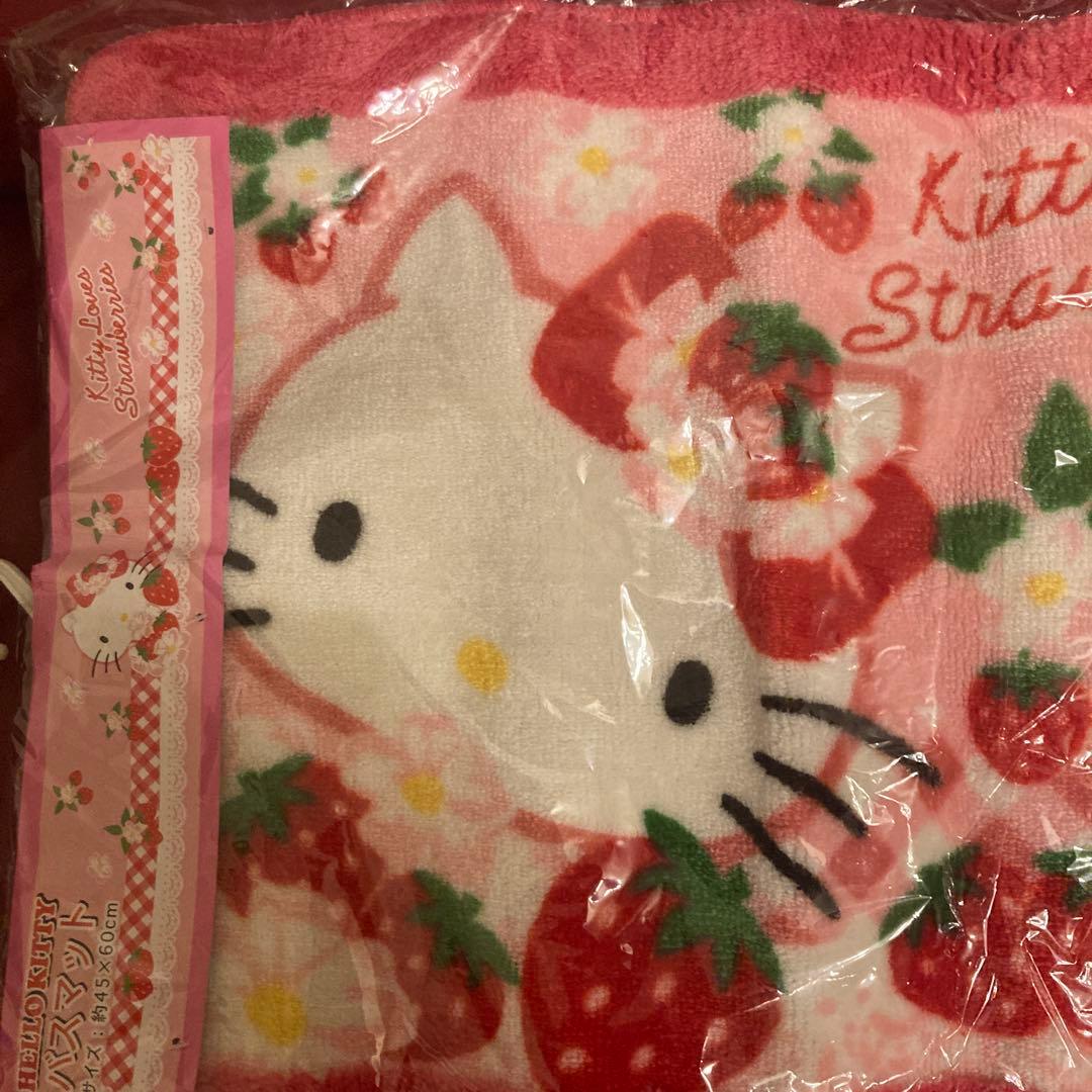 ハローキティ ストロベリー　バスマット