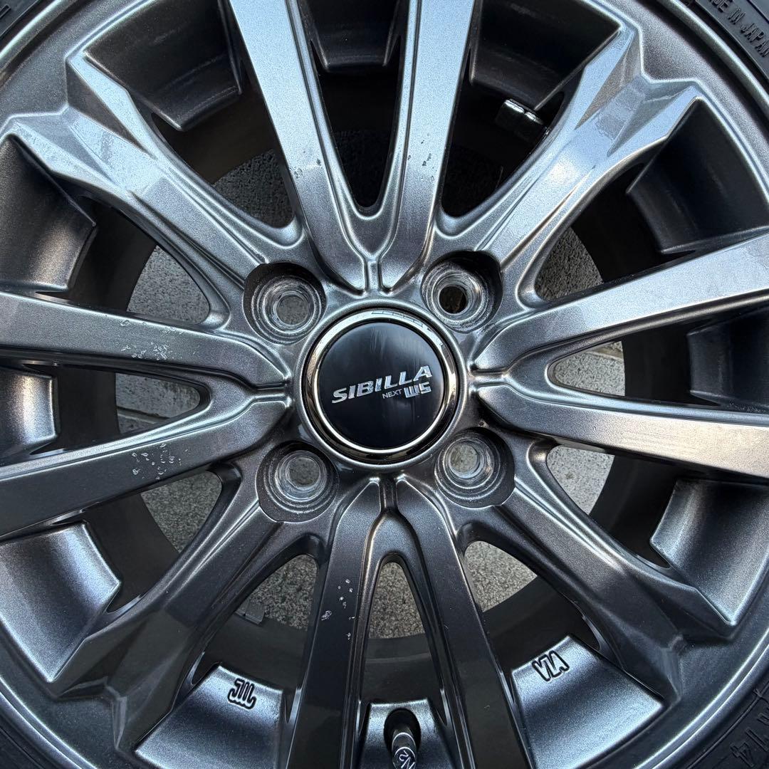 スタッドレスタイヤ＋アルミホイール 14インチPCD100