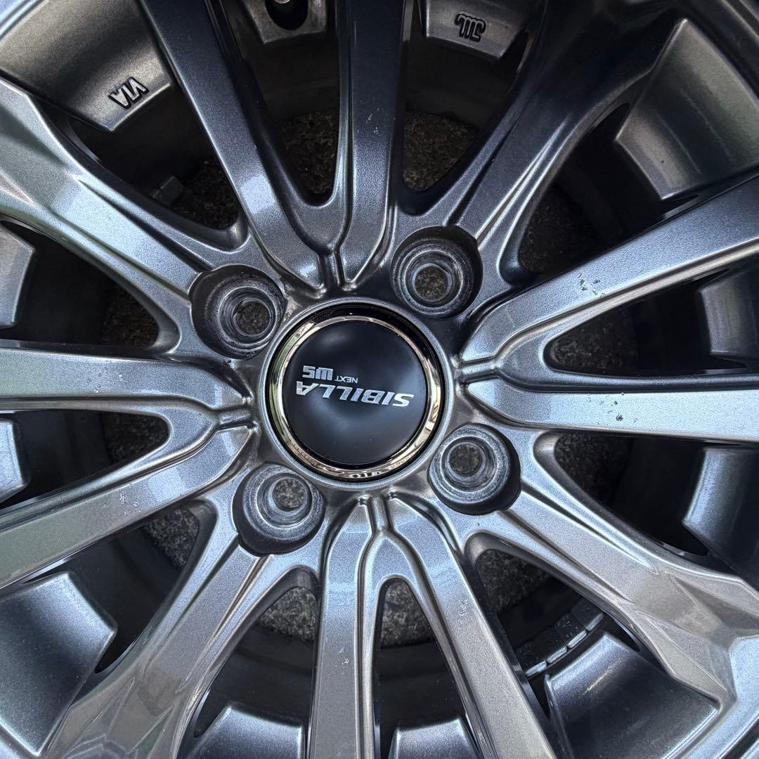 スタッドレスタイヤ＋アルミホイール 14インチPCD100