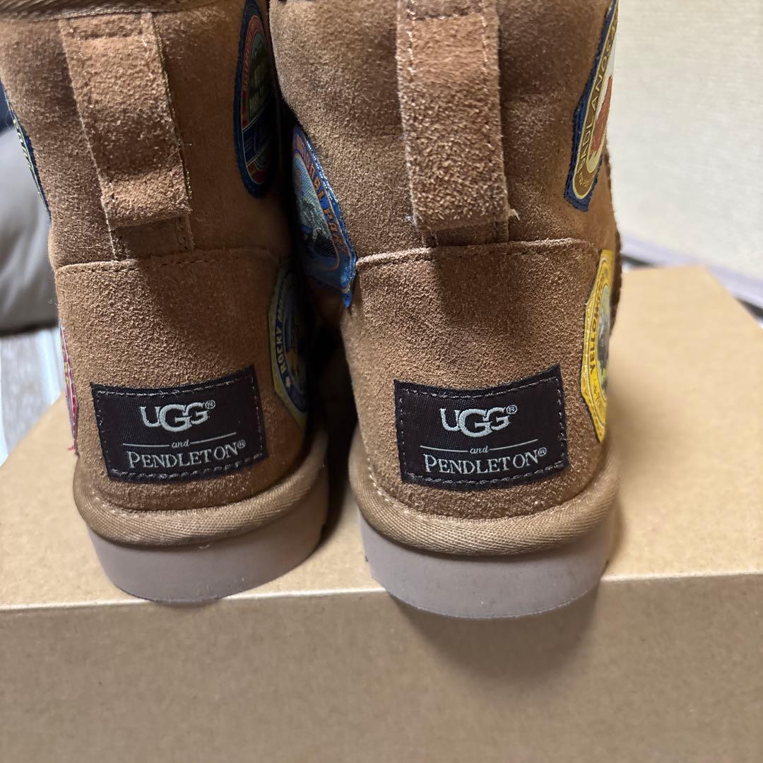 UGG and Pendleton ムートンブーツ ブラウン