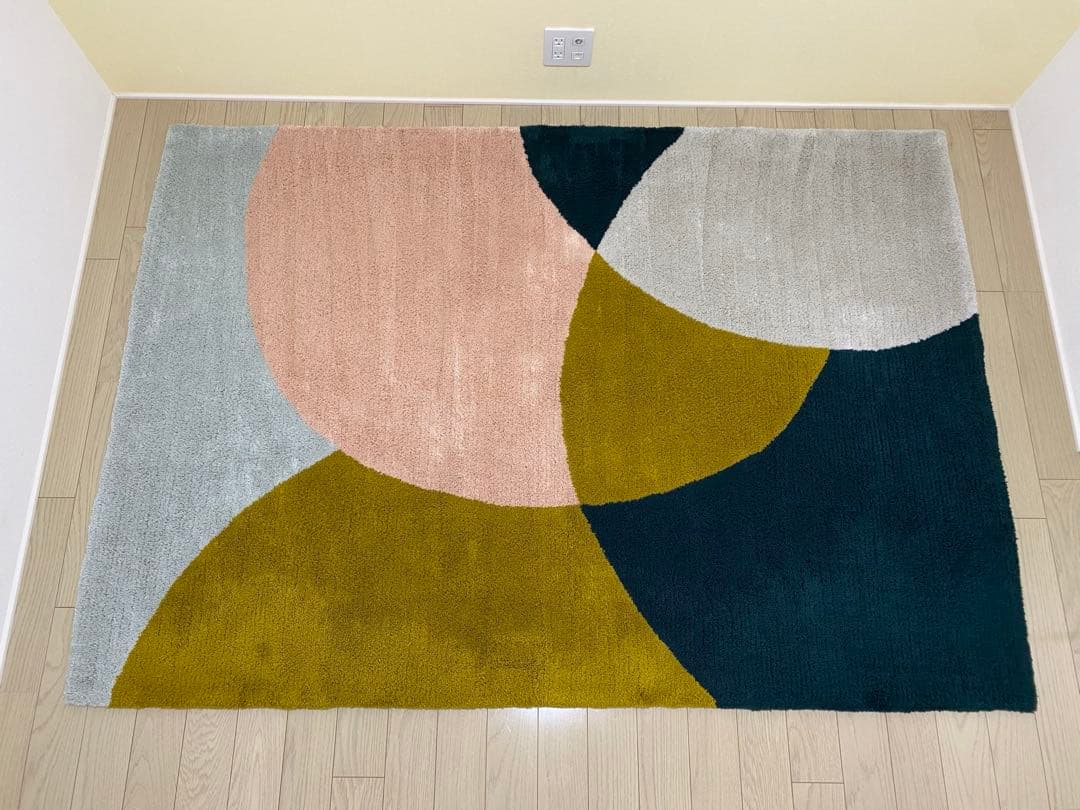 美品　unico アクリルラグ PLATTA(プラッタ) 140×200