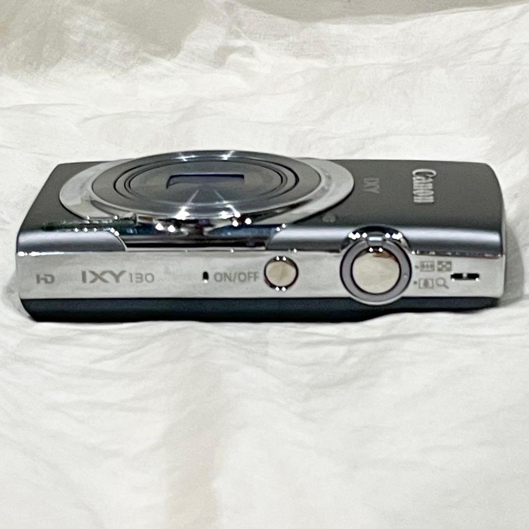 美品 CANON IXY130 グレー 動作確認済み バッテリー 充電器付属