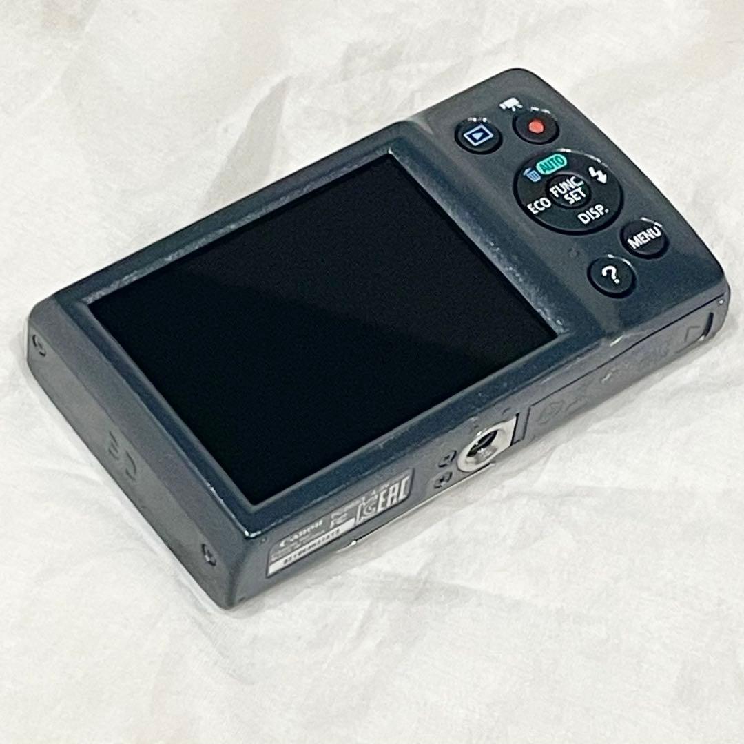 美品 CANON IXY130 グレー 動作確認済み バッテリー 充電器付属