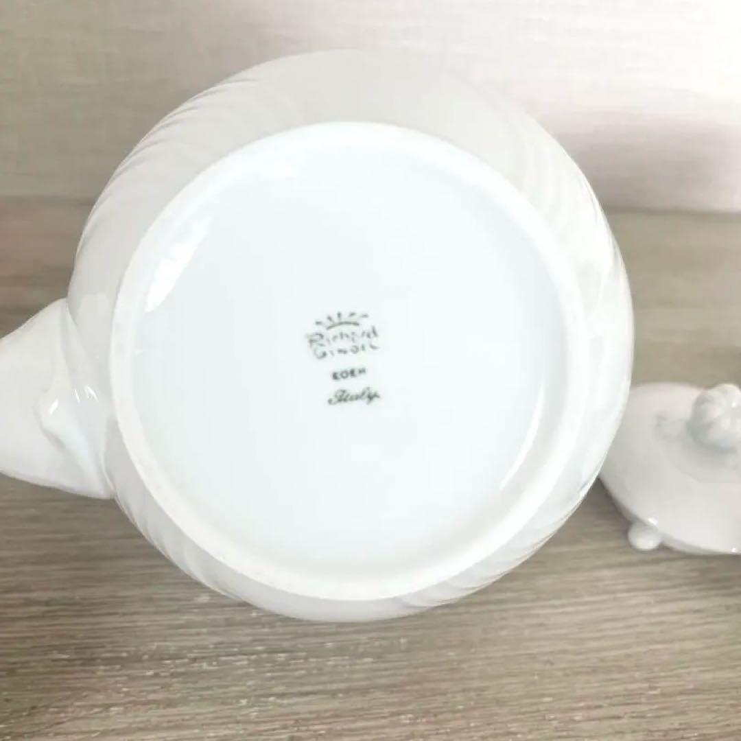 リチャードジノリ ベッキオホワイト 湯呑x6個 急須　セット　ジノリ