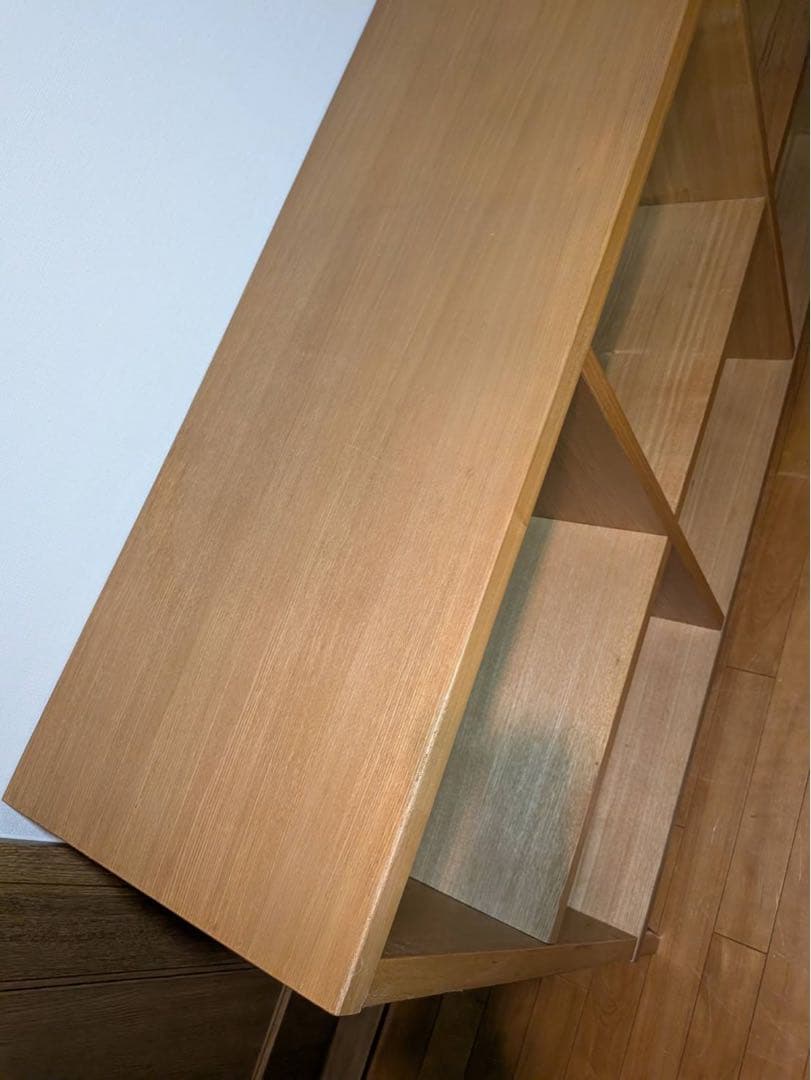 ■送料込■無印良品 MUJI オープンシェルフ 2×3 タモ 収納スタッキング棚