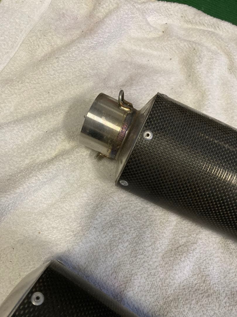 バイク用 カーボンスリップオンサイレンサー　2本セット