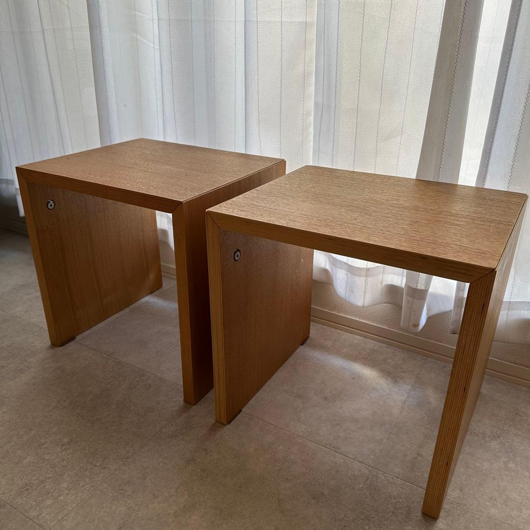 無印良品　コの字の家具　35cm幅　2台セット