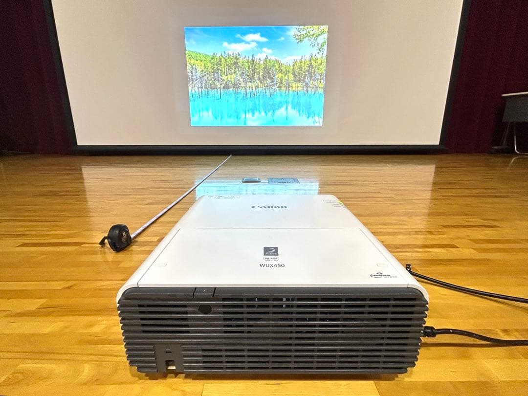 CanonプロジェクターWUX450 純正ケース•リモコン付き