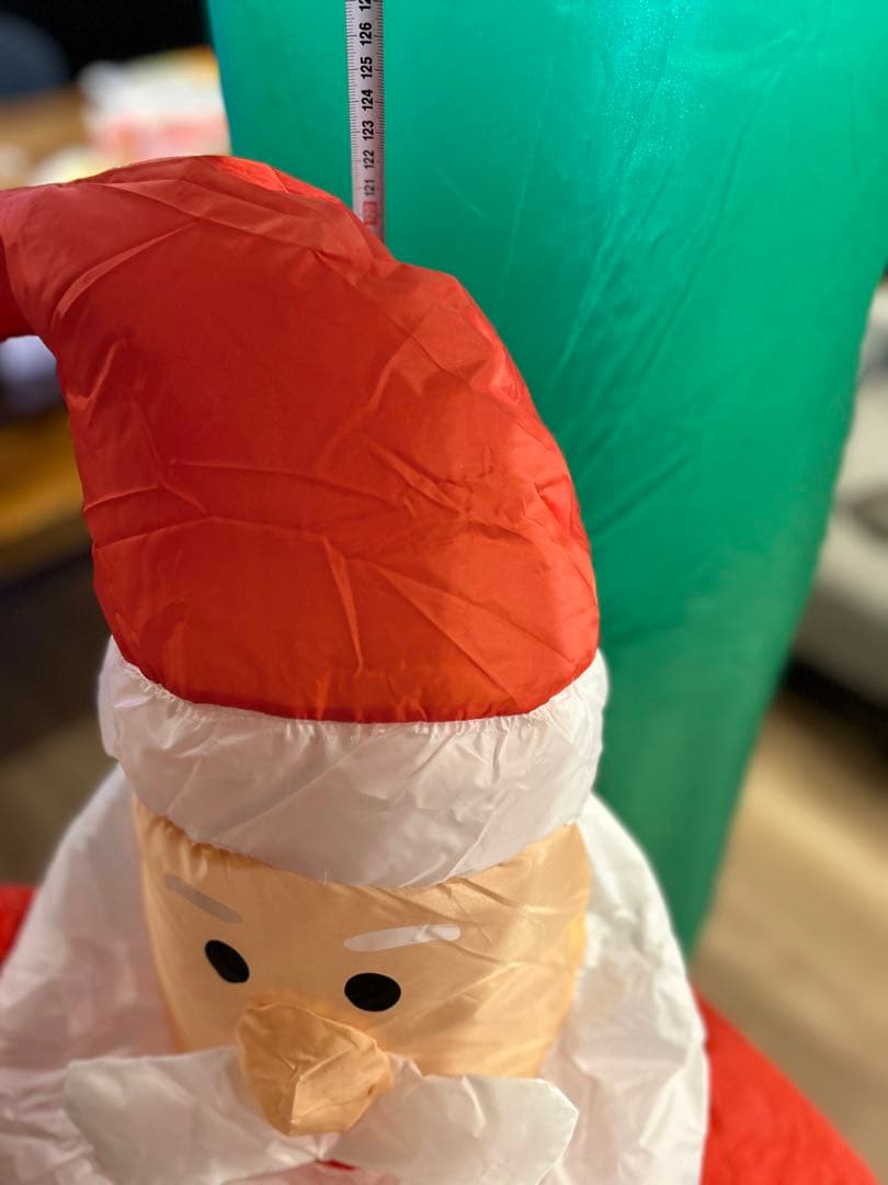 値下げ！クリスマス サンタクロース 雪だるま 自動風船 ライト付き