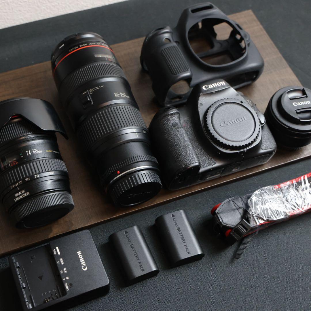 【セット売り】Canon EOS 6D +Lレンズ2本+単焦点レンズ