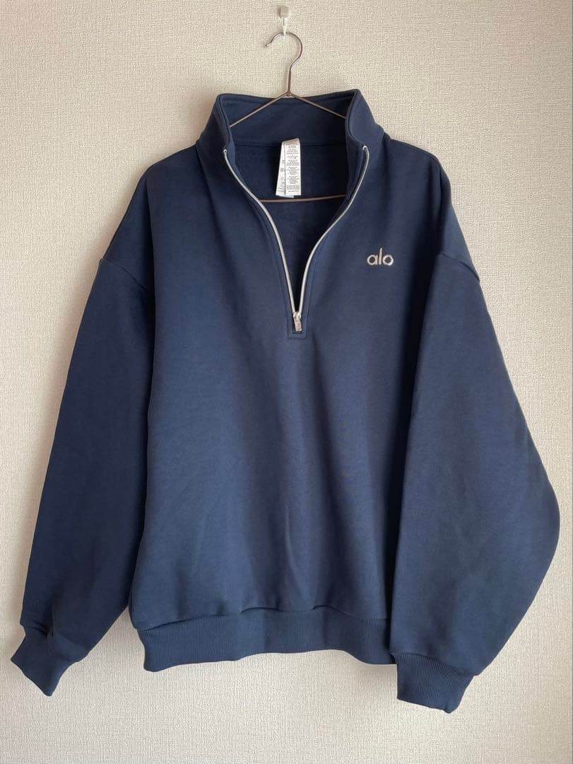 【未使用品　カナダ購入】aloジッププルオーバー購入時20,500円