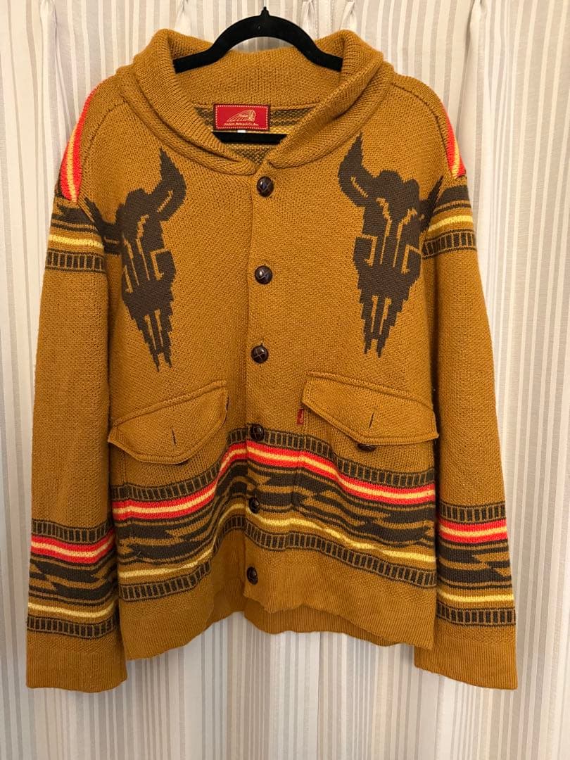 【INDIAN MOTOCYCLE】ロデオ&ロングホーン ニットジャケット