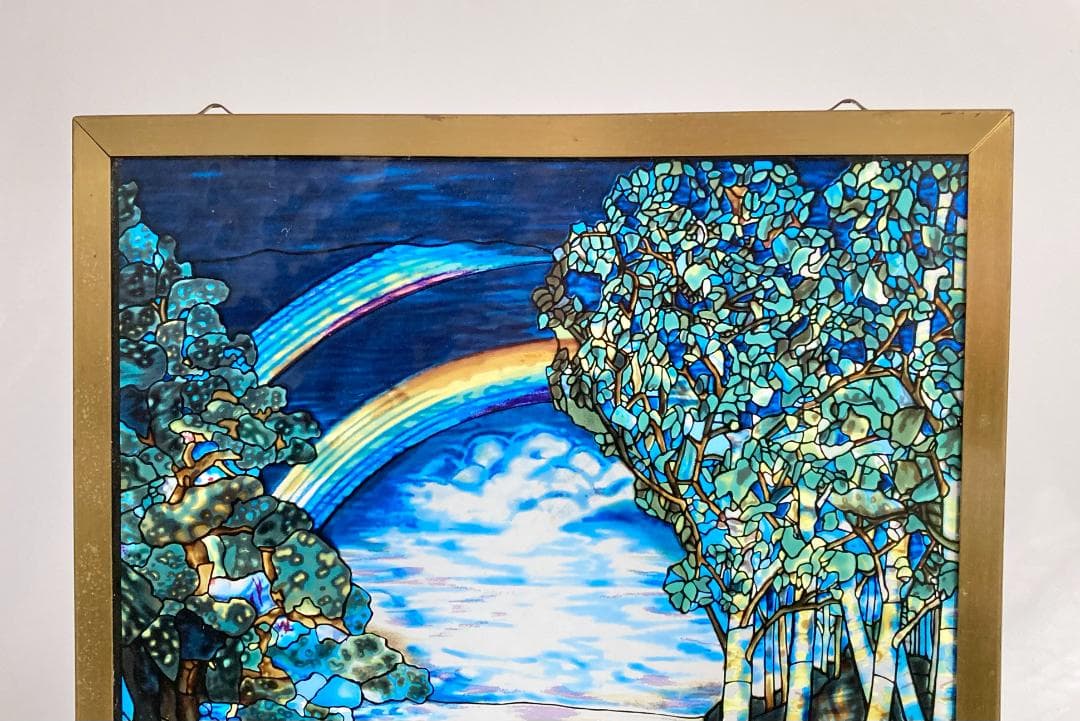 ルイス・C・ティファニー レインボー 虹 ステンドグラス グラスマスターズ