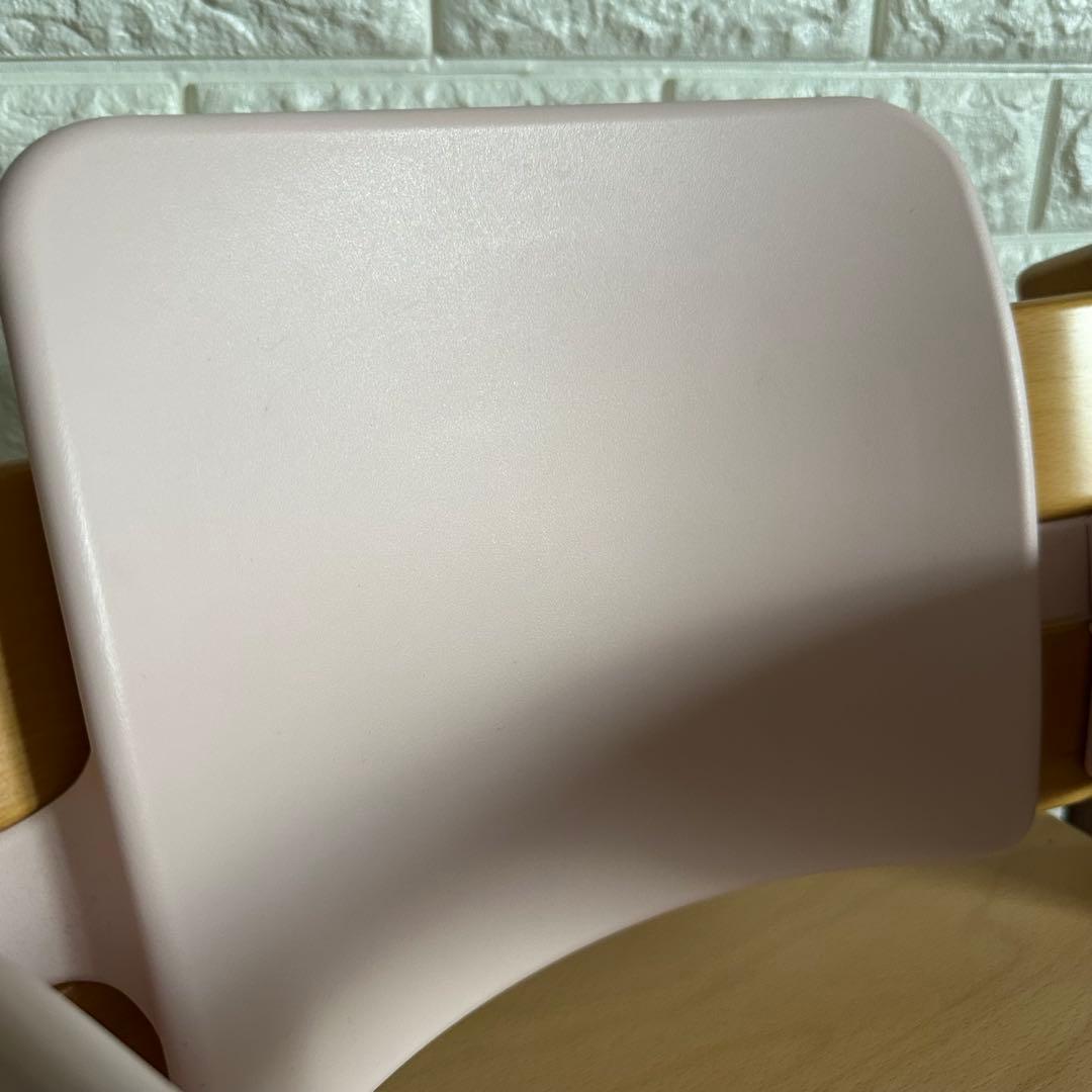 美品 ストッケ トリップトラップ ナチュラル シリアル3 ベビーセット ピンク