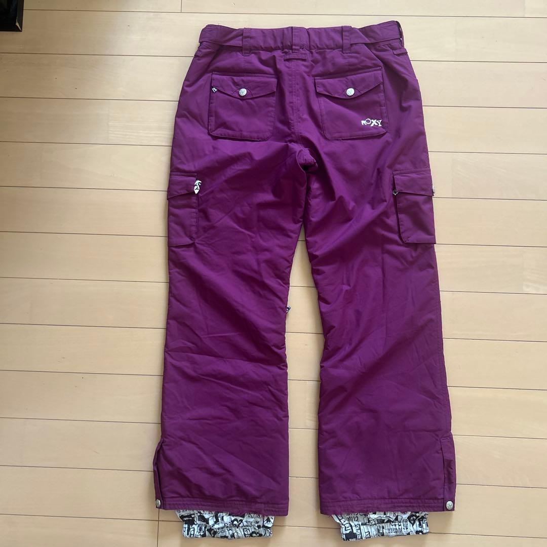 Roxy パープル スノーボードパンツ Lサイズ